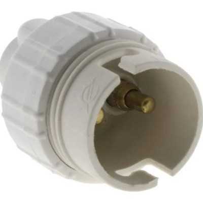 DOUILLE TESTEUR D'ALIMENTATION B22 NYLON*