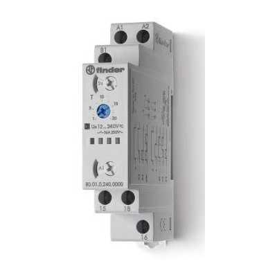 RELAIS TEMPORISE MODULAIRE MULTIFCTION MULTITENSION