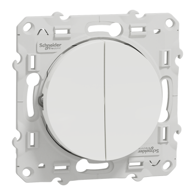 ODACE BLANC DOUBLE POUSSOIR A FERMETURE