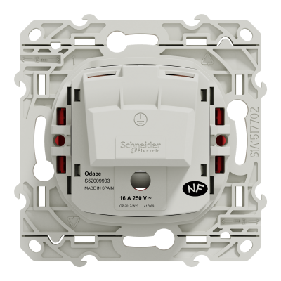 ODACE ROUGE PC 10/16A 2P+T A DETROMPAGE