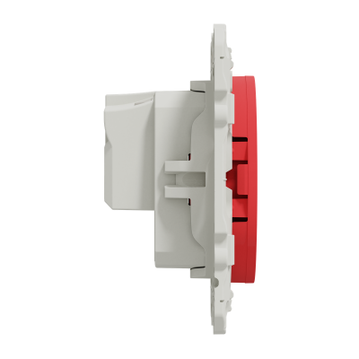 ODACE ROUGE PC 10/16A 2P+T A DETROMPAGE