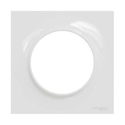 ODACE STYL PLAQUE BLANC 1 POSTE
