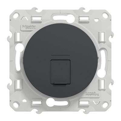 ODACE ANTHRACITE RJ45 CAT.6A STP SIMPLE