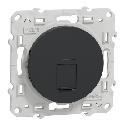 ODACE ANTHRACITE RJ45 CAT.6 UTP SIMPLE