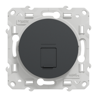 ODACE ANTHRACITE RJ45 CAT.6 UTP SIMPLE