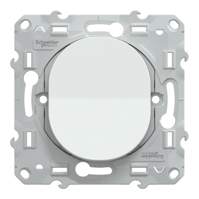 OVALIS BLANC POUSSOIR A FERMETURE 10A