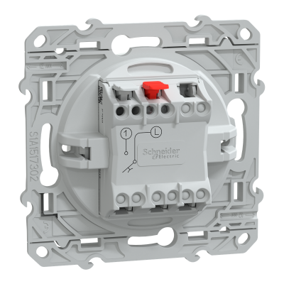 OVALIS BLANC POUSSOIR A FERMETURE 10A