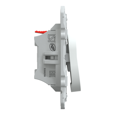 OVALIS BLANC POUSSOIR A FERMETURE 10A