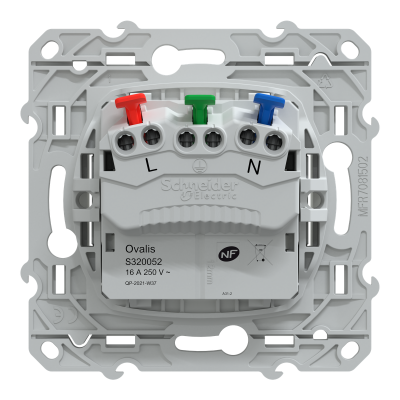 OVALIS BLANC PC 10/16 2P+T AFFLEURANTE 