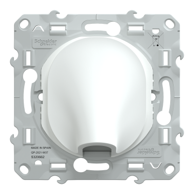 OVALIS BLANC SORTIE DE CABLE Ø 6 A 12 MM