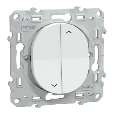 OVALIS BLANC INTER DE VOLETS 2 BOUTONS 6A