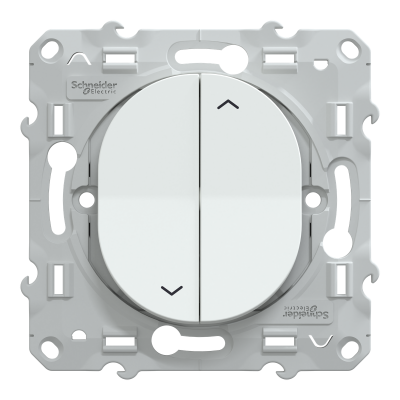 OVALIS BLANC INTER DE VOLETS 2 BOUTONS 6A