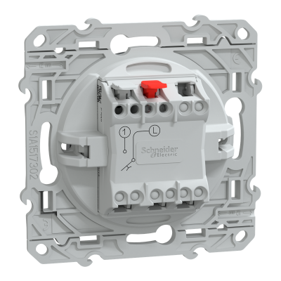 OVALIS ANTHRACITE POUSSOIR A FERMETURE 10A