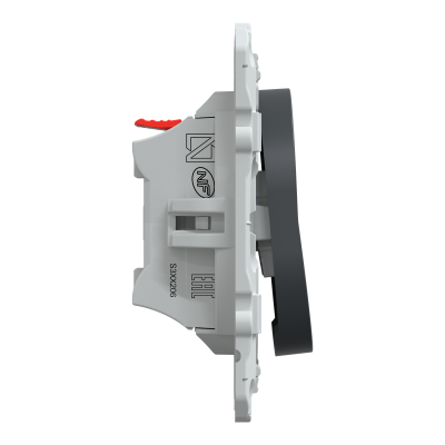 OVALIS ANTHRACITE POUSSOIR A FERMETURE 10A