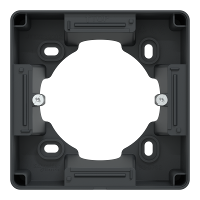 OVALIS ANTHRACITE BOITE POUR MONTAGE EN SAILIE 1 POSTE