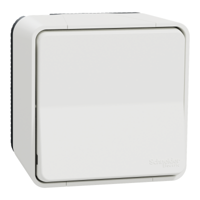 MUREVA BLANC SAILLIE POUSSOIR IP55 IK07 COMPLET