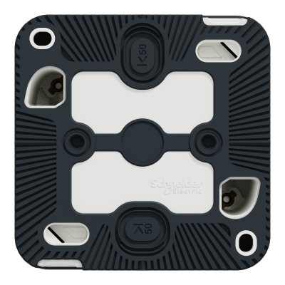 MUREVA BLANC SAILLIE POUSSOIR IP55 IK07 COMPLET