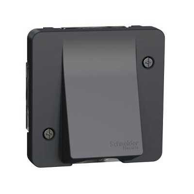 MUREVA ANTHRACITE COMPOSABLE SORTIE DE CABLE IP55 IK07