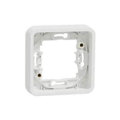 MUREVA BLANC COMPOSABLE ENCASTRE CADRE 1P IP44 IK08