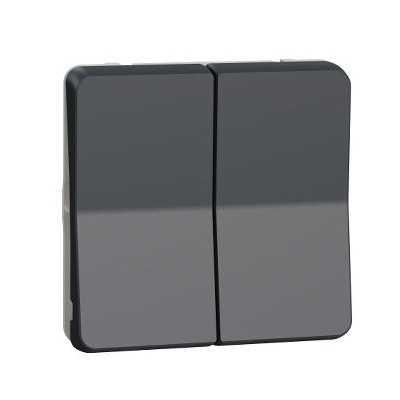 MUREVA ANTHRACITE COMPOSABLE DOUBLE BP VOLET ROULANT