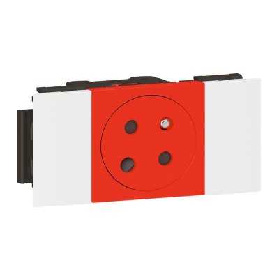 MOSAIC PC 2P+T 2M ROUGE A DETROMPAGE SPECIAL GOULOTTE A CLIPAGE DIREC