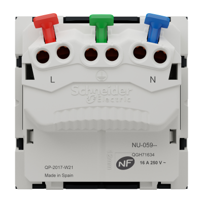 NEW UNICA ANTHRACITE PC 2P+T 16A 250V 2M 90°