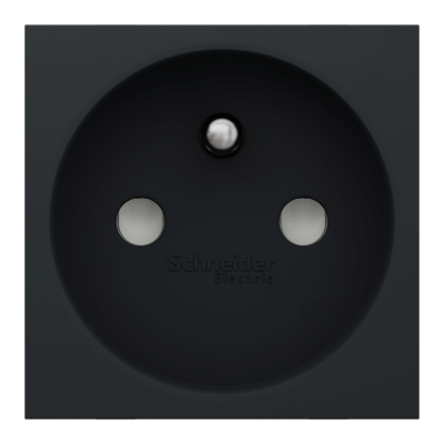 NEW UNICA ANTHRACITE PC 2P+T 16A 250V 2M 90°