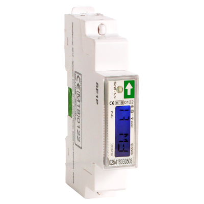 COMPTEUR D'ENERGIE MONO 230V 45A AFFICHEUR MODBUS - MID