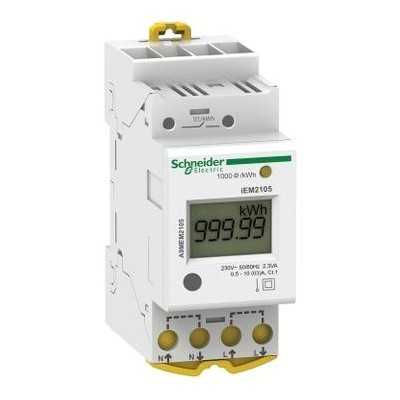 COMPTEUR D'ENERGIE iEM MODULAIRE MONO 230V 63A - AVEC IMPULSION