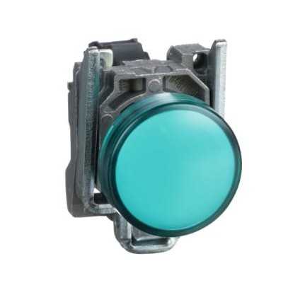 VOYANT ROND Ø22 IP 66 VERT LED INTEGREE 24V AC-DC