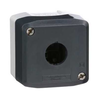 BOITE HARMONY XAL 1 TROU Ø22 GRIS