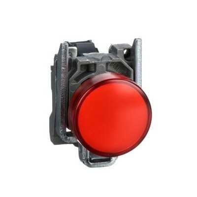 VOYANT ROND Ø22 IP 66 ROUGE LED INTEGREE 24V AC-DC