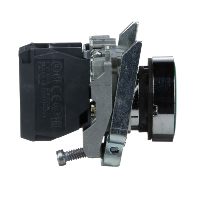 BOUTON POUSSOIR A IMPULSION Ø22 VERT 1F