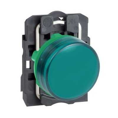 VOYANT ROND HARMONY XB5 VERT LED 230V IP66 Ø22