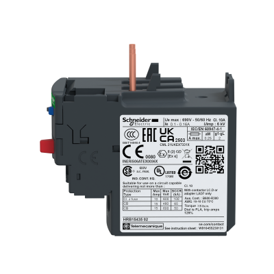 RELAIS DE PROTECTION THERMIQUE 1,6 à 2,5A CLASSE 10A