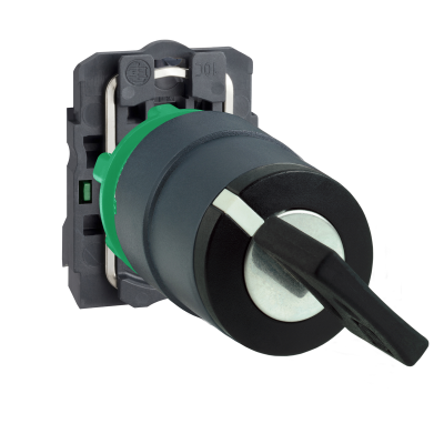 BOUTON A CLE 455 HARMONY XB5 Ø22 2 POS.FIX. RETE G 1F