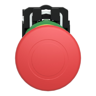 BOUTON POUSSOIR ARRET D'URGENCE XB5 Ø22mm ROUGE - POUSSER/TIRER