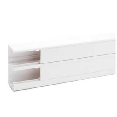 GOULOTTE CLIDI 130X55 BLANC L2M 2 COMPARTIMENTS CARTON 6LG/12M