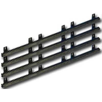 CREMAILLERE NOIR 20x20 MODULES 4 L-1M