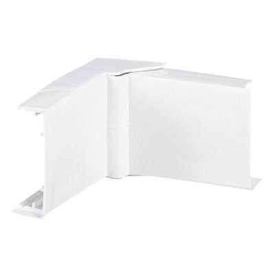 ACCES.MOULURE DLP 20x12,5 BLANC - ANGLE INTERIEUR/EXTERIEUR VARIABLE