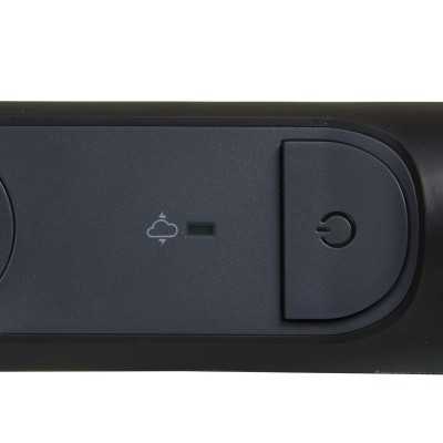 BLOC MULTIPRISE ROTATIF NOIR 6 PC 2P+T + INTER +PARAFOUDRE CABLE 1,5M