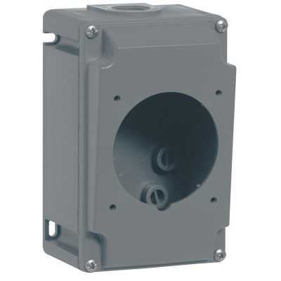 HYPRA BOITIER REVERSIBLE SIMPLE POUR PRISE 2P+T, 3P+T, 3P+N+T 32A PLA