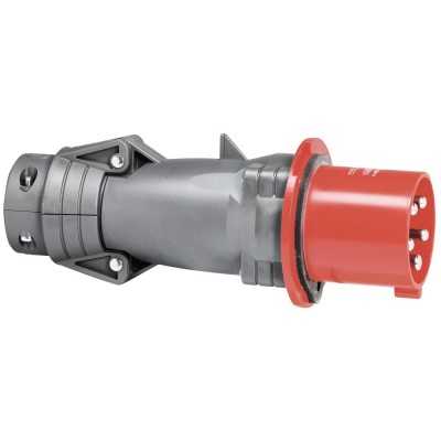 HYPRA FICHE MOBILE DROITE IP44 63A - 380-415VAC 3P+N+T PLASTIQUE