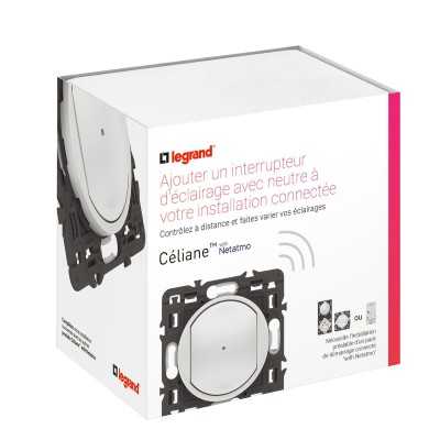 CELIANE WITH NETATMO BLANC INTER FILAIRE CONNECTE OPTION VARIATEUR