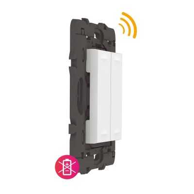 MOSAIC WITH NETATMO BLANC COMMANDE DOUBLE SANS FIL / SANS PILE