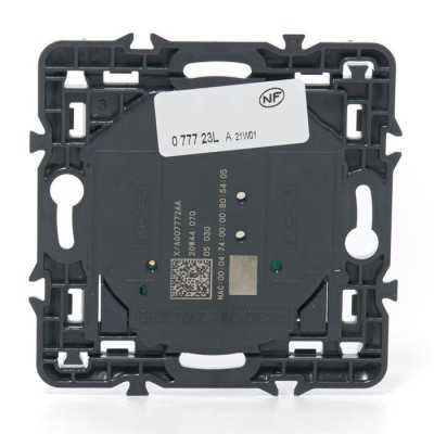 MOSAIC WITH NETATMO BLANC PRET A POSER V/V 1 INTER + 1 CDE S/FIL