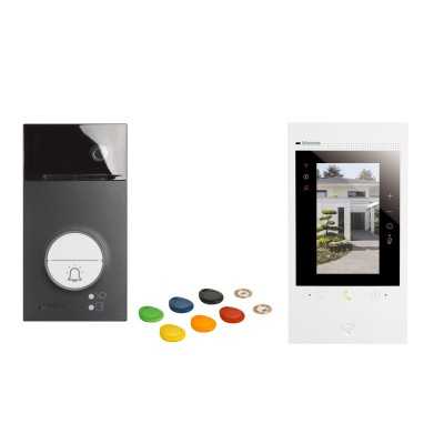 LEGRAND WITH NETATMO KIT PORTIER CONNECTE C300EOS BI + LINEA 3000N