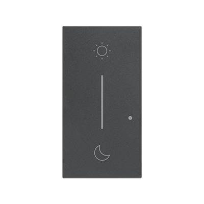 LIVING NOW WITH NETATMO NOIR ENJOLIVEUR CDE S/FILS LEVER/COUCHER 2M