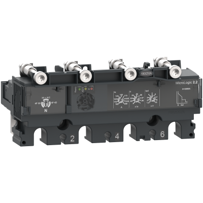 COMPACT NSX DECLENCHEUR MICROLOGIC 2.2 100A 4P4D POUR NSX100-250