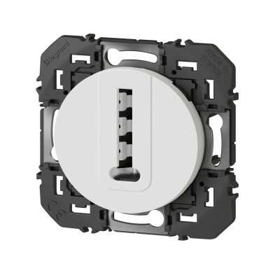 DOOXIE PRISE TELEPHONE SIMPLE BLANC